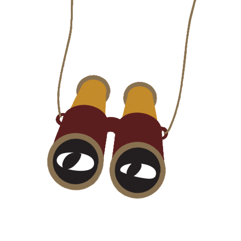 Camera Binoculars Sticker by Teaspoon studio