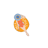 twinklecanvas beach chill beachlife thetwinklecanvas Sticker