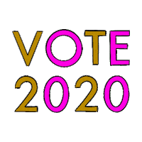 Voting 2020 Election Sticker by ELLE Magazine