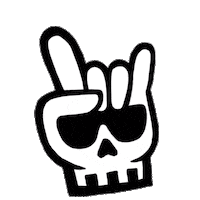 Rock On Dude Sticker by Demic