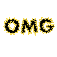 Oh My God Omg Sticker by Hannah Daisy