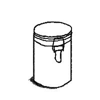 Coffee Jar Sticker by Ernie