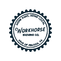 Brewery Kop Sticker by Workhorse Brewing Company