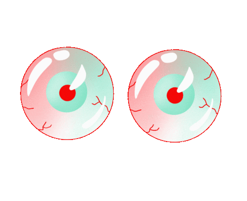 Confused Eyes Sticker