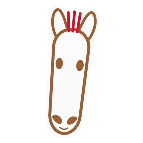 Horses Expand Sticker by Sorbeo Horse Bedding