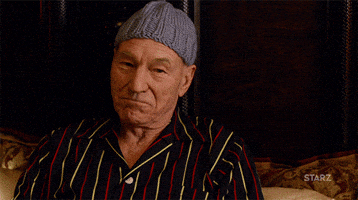 Patrick Stewart Cheers GIF by Blunt Talk Patrick Stewart Cheers GIF by Blunt Talk