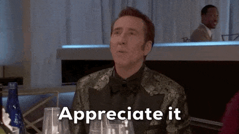 Nicolas Cage Thank You GIF by Golden Globes - background
