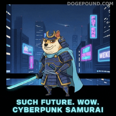 Neon Wow GIF by Doge Pound