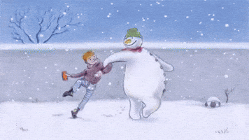 Christmas Snow GIF by IRN-BRU