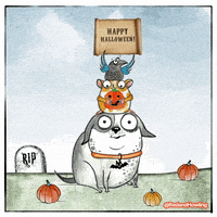 Trick Or Treat Animation GIF by Red and Howling