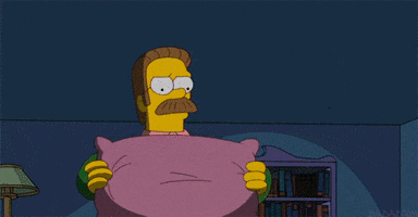 ned flanders pillow GIF ned flanders pillow GIF