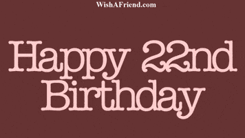 Happy Birthday Years GIF by wishafriend