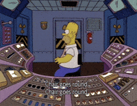 Working Homer Simpson GIF