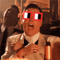 Martin Scorsese Laughing GIF by nounish ⌐◨-◨