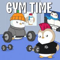 Personal Trainer Fitness GIF by Pudgy Penguins