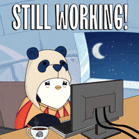 Tired Work Day GIF by Pudgy Penguins