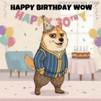 Happy Birthday Wow GIF by Doge Pound