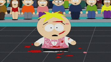 shocked butters stotch GIF by South Park 