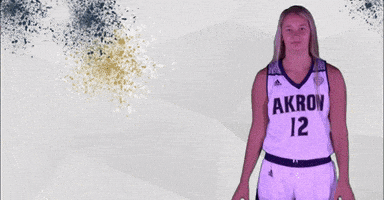 University Of Akron 3Pointer GIF by Akron Zips