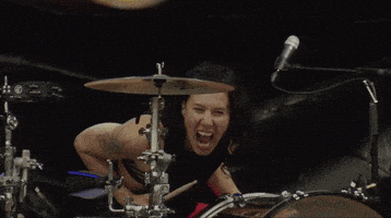 Matt And Kim Laughing GIF by GOV BALL NYC