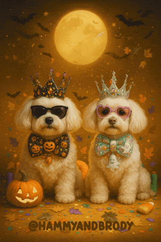 Dog Halloween GIF by HammyandBrody