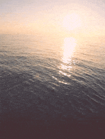 ocean blue sun GIF