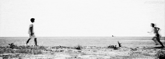 black and white love GIF