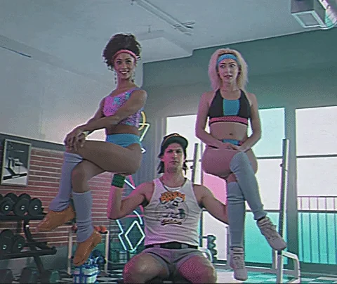 Andy Samberg Workout GIF