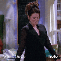 Happy Will And Grace GIF by HULU