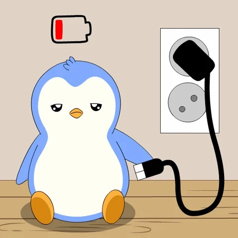 Tired Good Night GIF by Pudgy Penguins