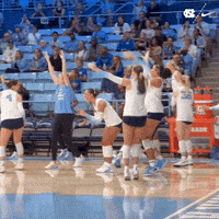 Excited University Of North Carolina GIF by UNC Tar Heels