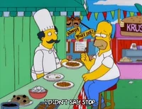 Homer Simpson Eating GIF