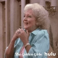Excited Golden Girls GIF by HULU