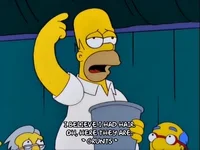 Homer Simpson Hair GIF