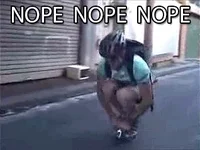 Gif Warning Run Away GIF