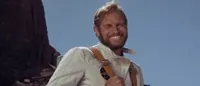 Charlton Heston Laughing GIF