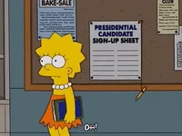 Happy Lisa Simpson GIF