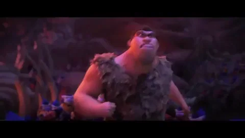 Knockout Oops GIF by The Croods: A New Age