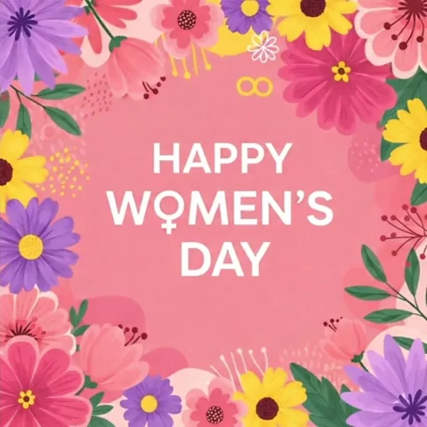 March 8 Pink GIF