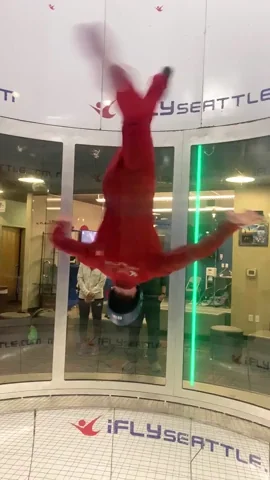 Upside Down Spinning GIF by iFLY Indoor Skydiving