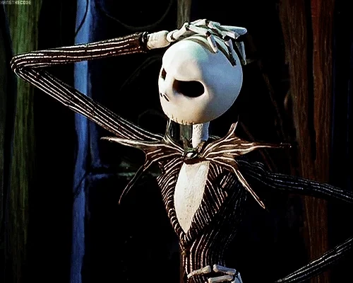 Pondering Nightmare Before Christmas GIF