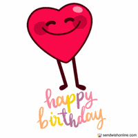 Well Wishes Happy Birthday GIF by sendwishonline.com