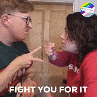 Rock Paper Scissors Fight GIF by Nottingham Roller Derby