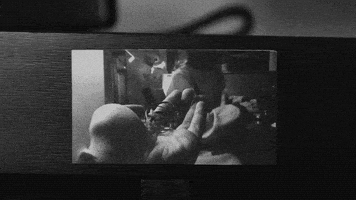 black and white loop GIF by A. L. Crego