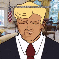 Sarcastic Donald Trump GIF