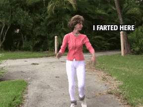 Fart Prancing GIF