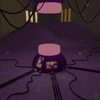 sci-fi space GIF by Nadrient