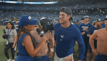 Blue Jays Hug GIF by Toronto Blue Jays