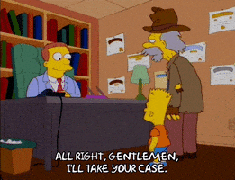 happy bart simpson GIF