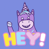 Unicorn Hello GIF by Crypto Unicorns